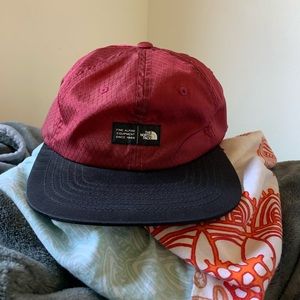 NWOT The North Face Red Nylon Cap/Hat